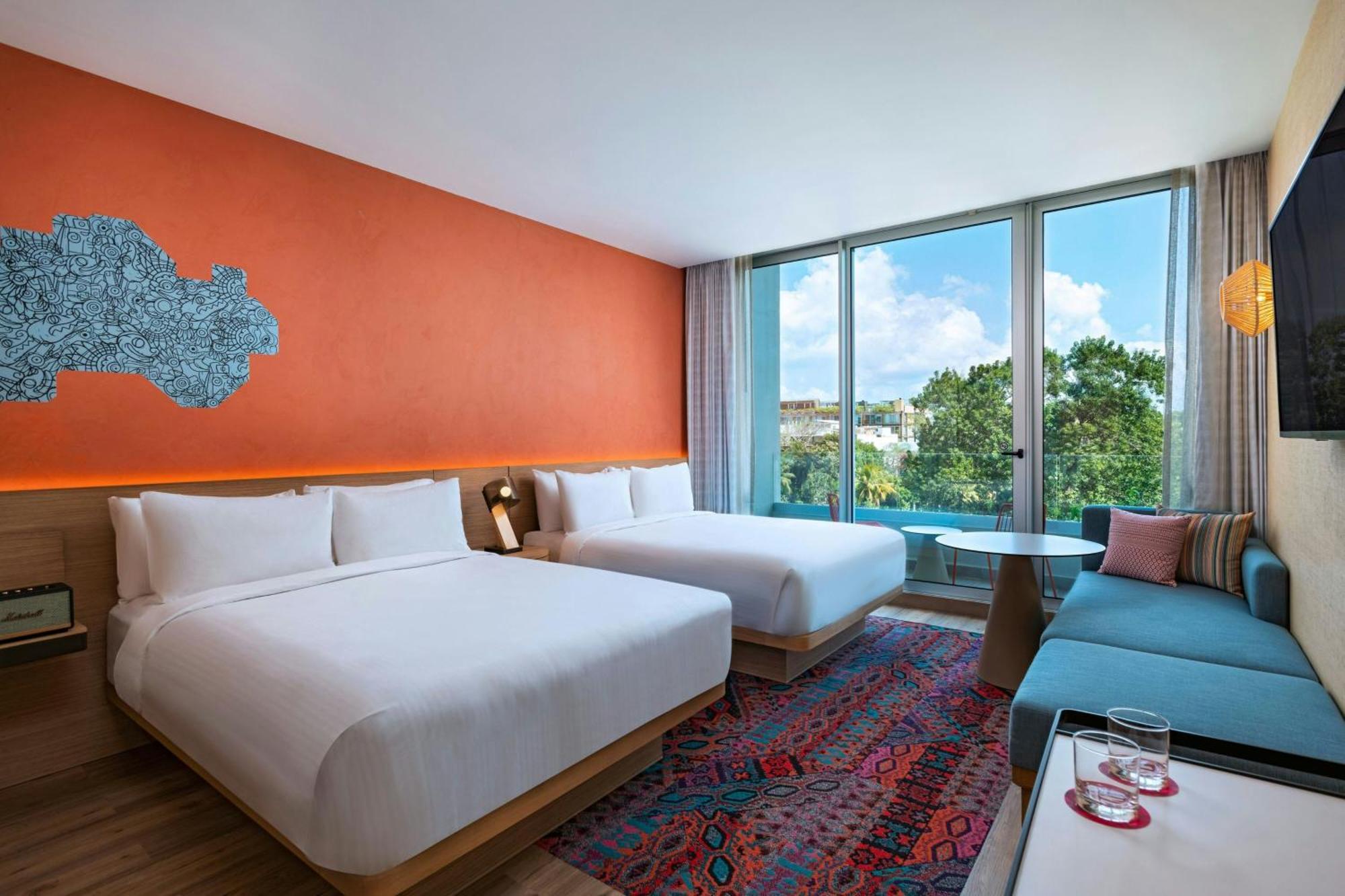 Aloft Playa Del Carmen Hotel Exterior foto Deluxe Room